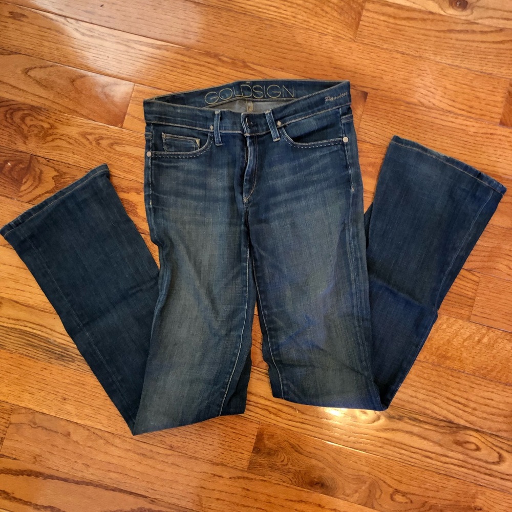 Goldsign bootcut flare jeans sz 27